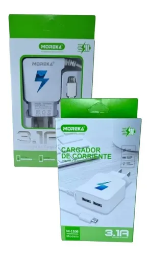 CARGADOR DE CORRIENTE MOREKA