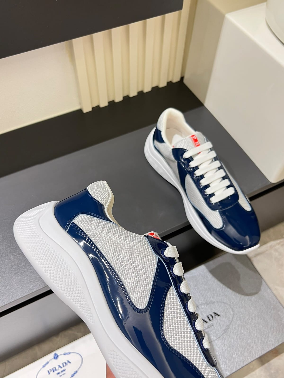 Prada cup navy blue 2