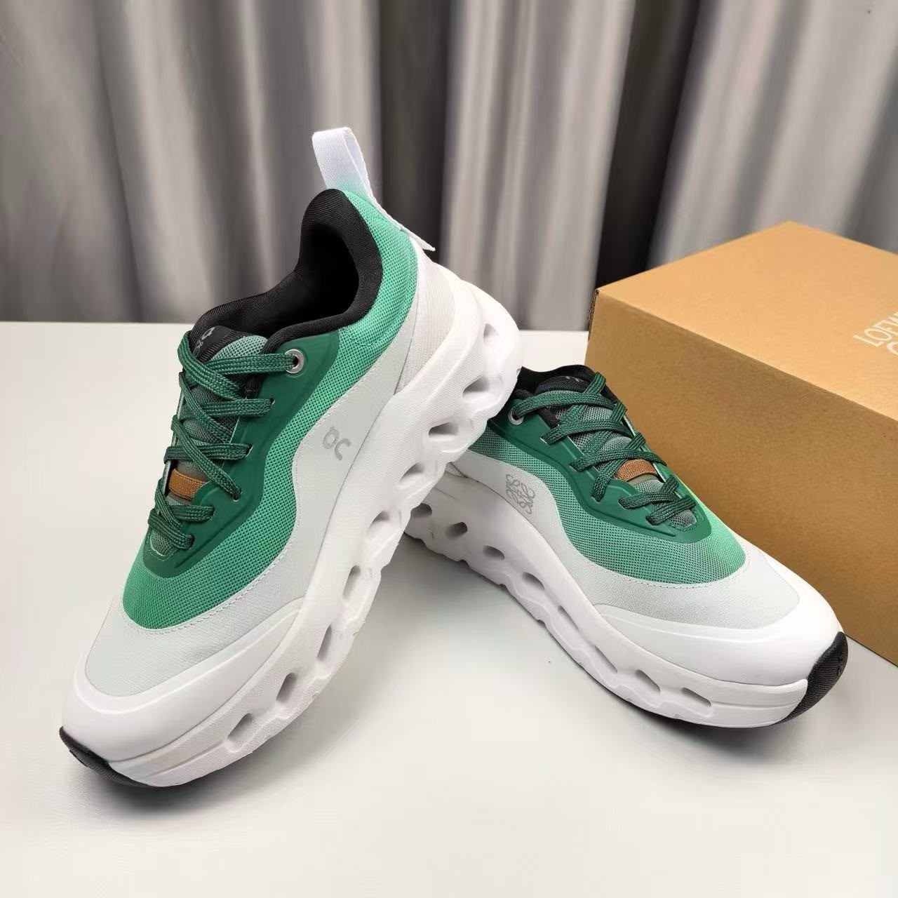 On Cloud X Loewe – Green / White 3