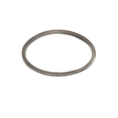 Conectores de marco de acero inoxidable 304, ovalados, negros, huecos, 16 mm x 9 mm
