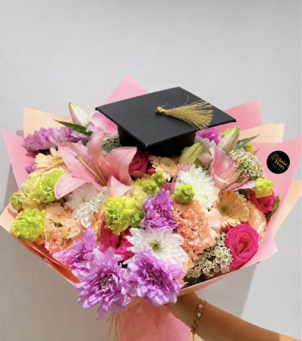 Bouquet Graduation Élégance Florale