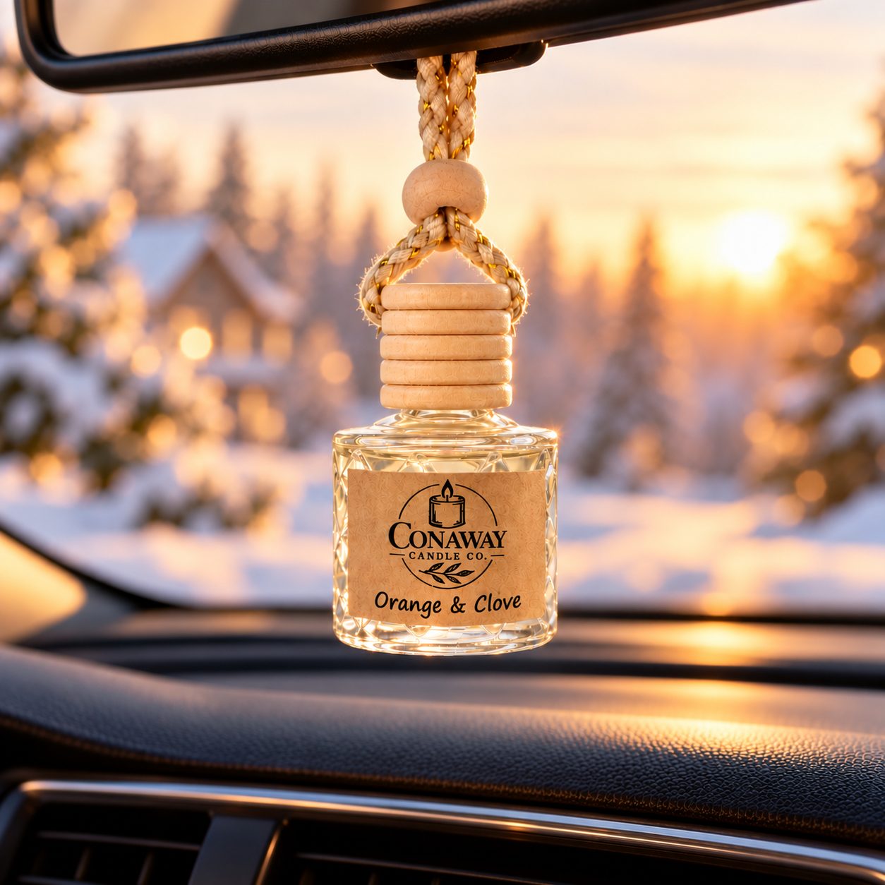 Orange & Clove Car Diffuser