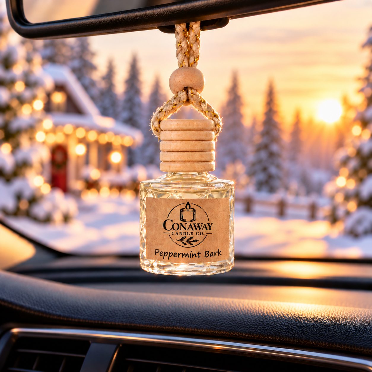 Peppermint Bark Car Diffuser