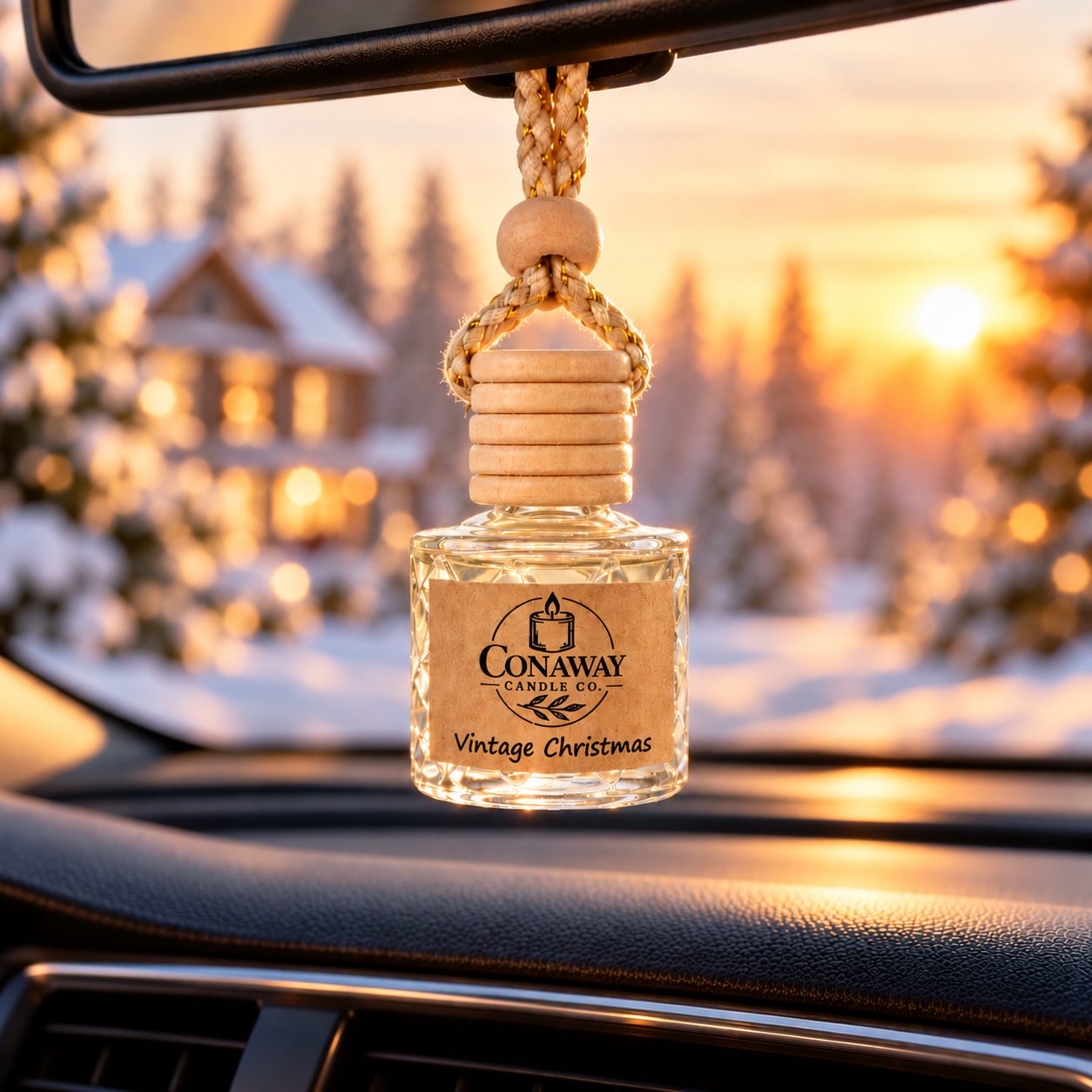 Vintage Christmas Car Diffuser