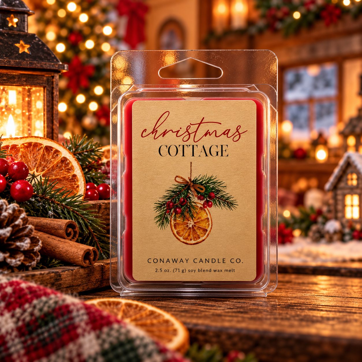 2.5oz Christmas Cottage Wax Melts