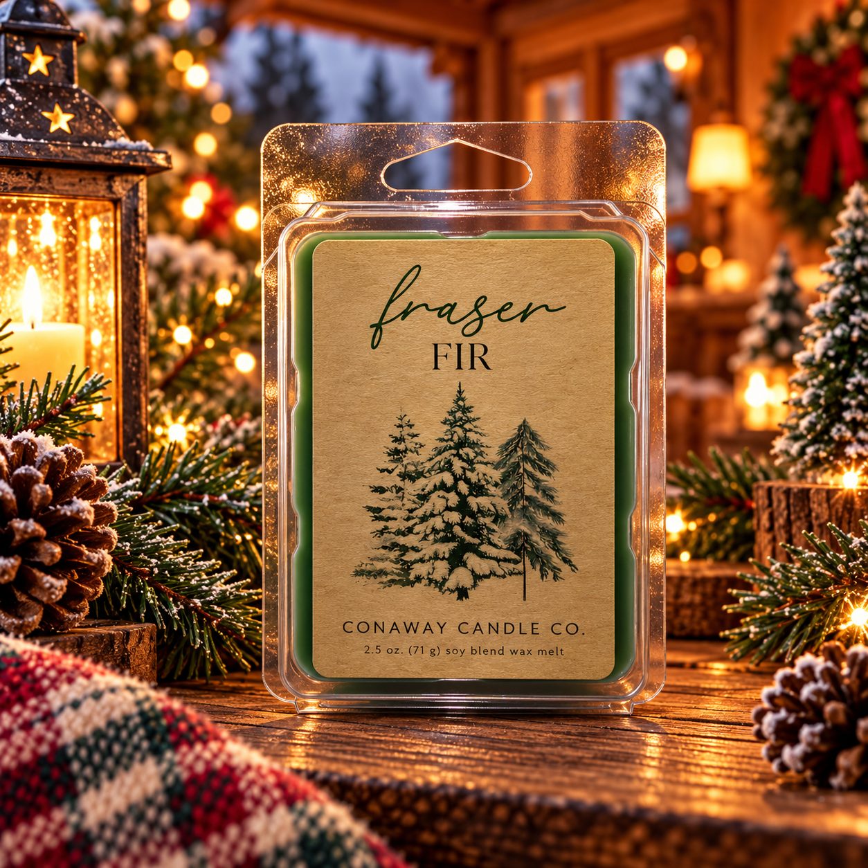 2.5oz Fraser Fir Wax Melts