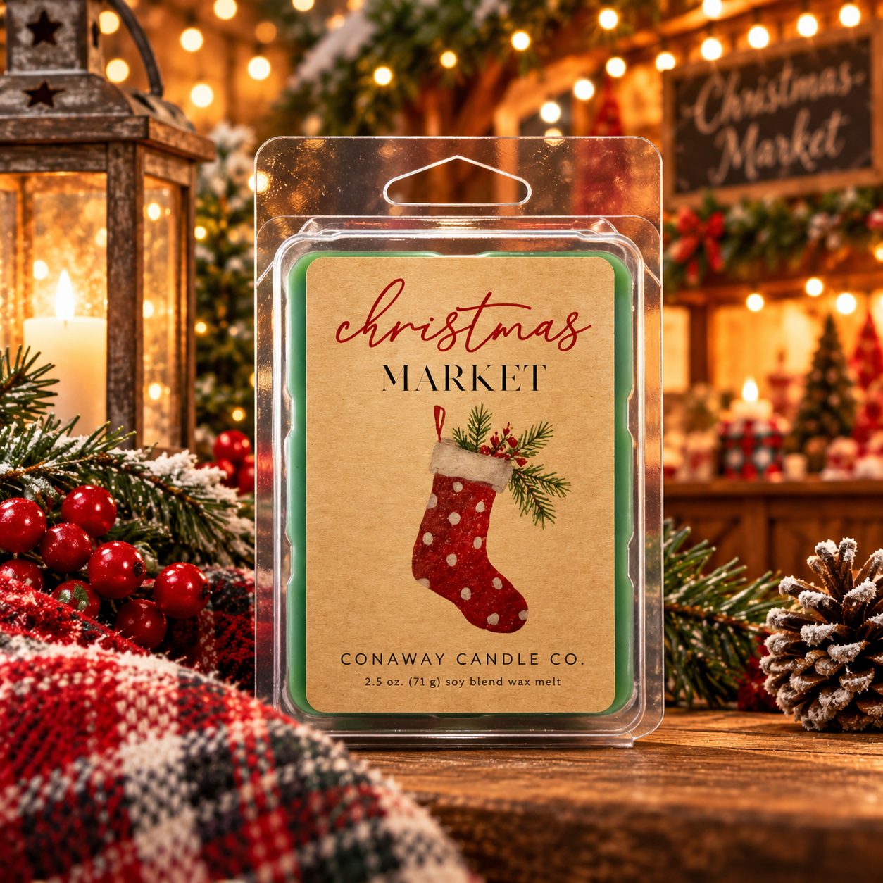 2.5oz Christmas Market Wax Melts