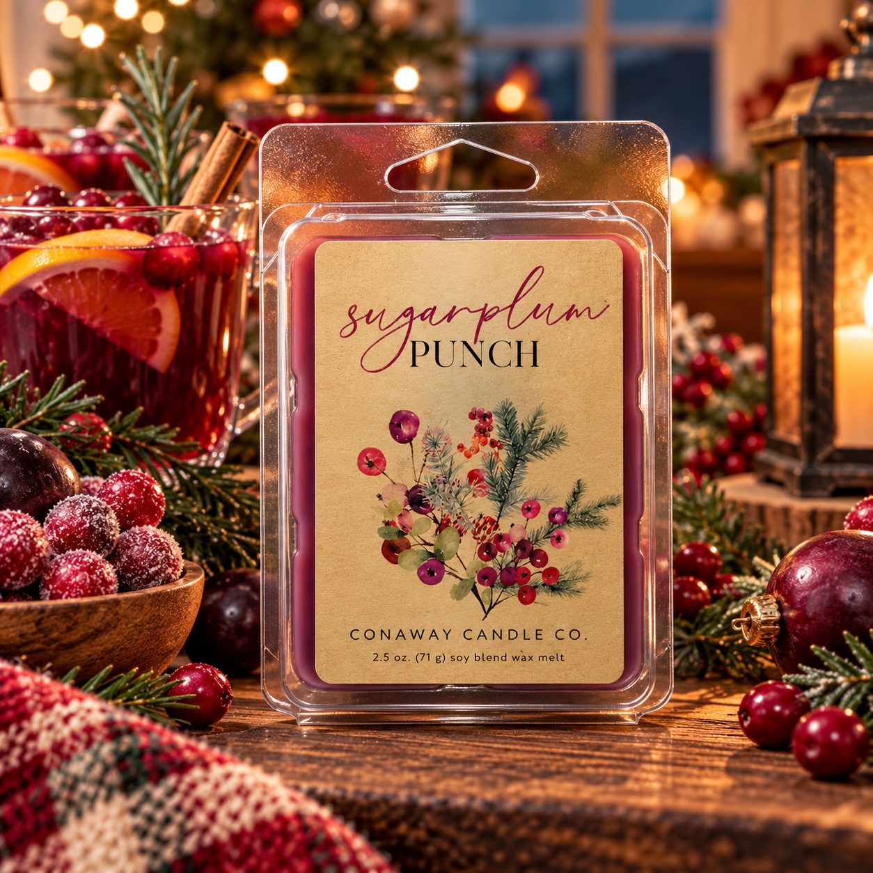 2.5oz Sugarplum Punch Wax Melts