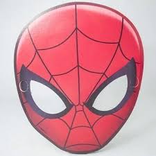 Antifaz carton spiderman x 10