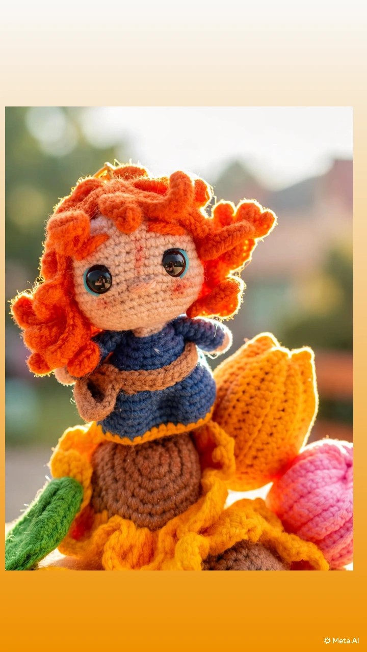 Mérida amigurumi 