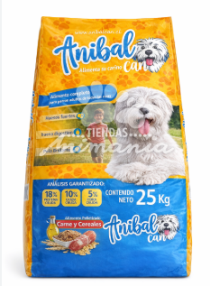 ALIMENTO ANIBAL FOOD PERRO ADULTO CARNE 25 KG