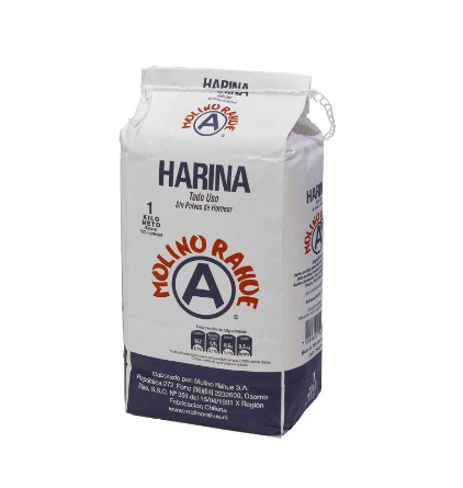 HARINA RAHUE BOLSA PAPEL 1KG X 10UN