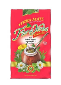 YERBA MATE FLOR DE YERBA ROJA PEPERINA 500 GRS