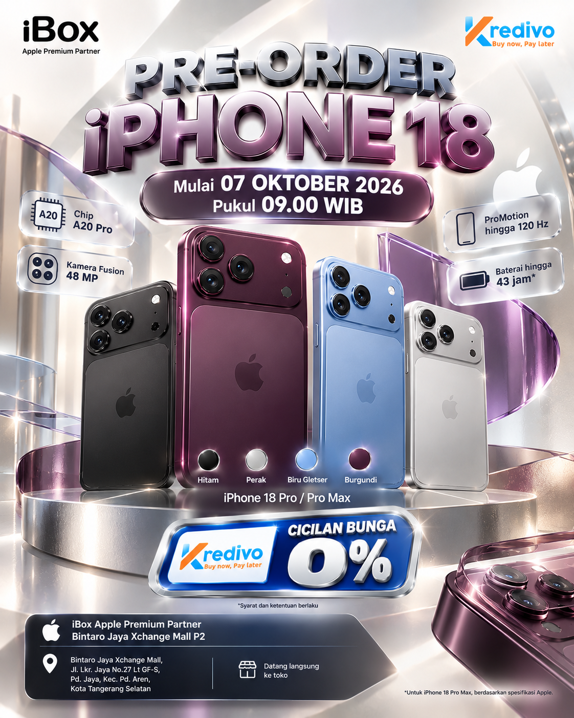 Pre Order Iphone 18 Pro & 18 Pro Max