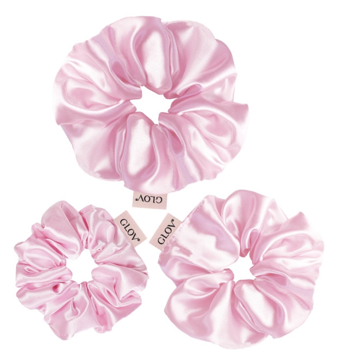 Colección de scrunchies. 