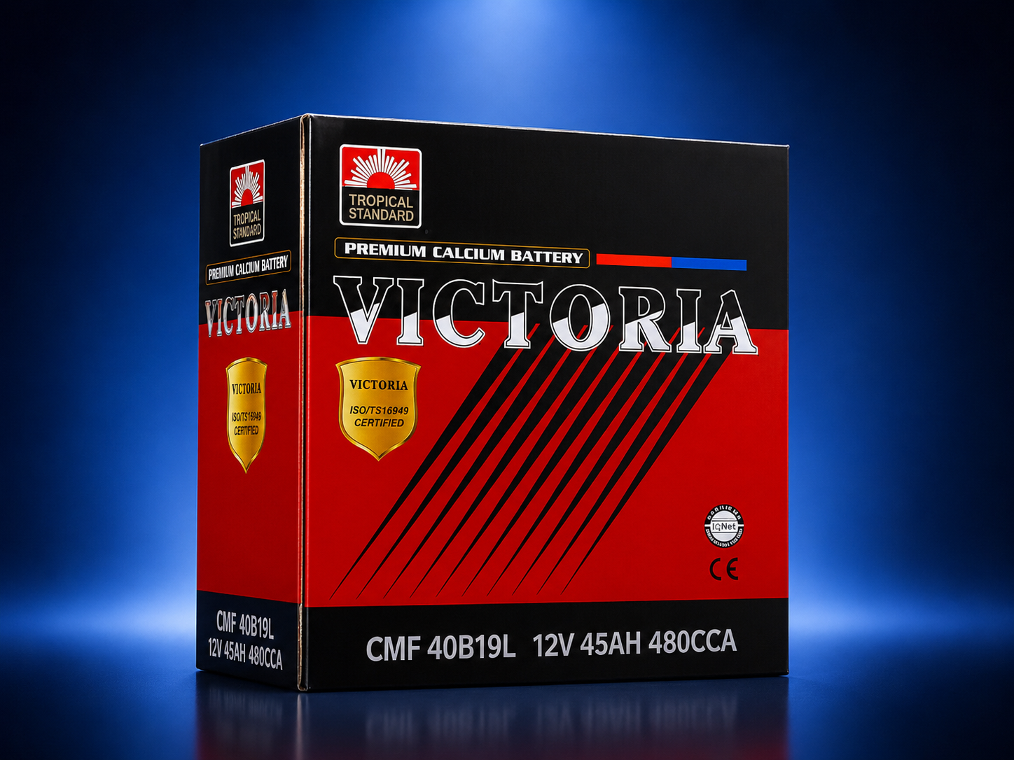 BATERIA VICTORIA - CMF 40B19L 12V 45AH 480CCA