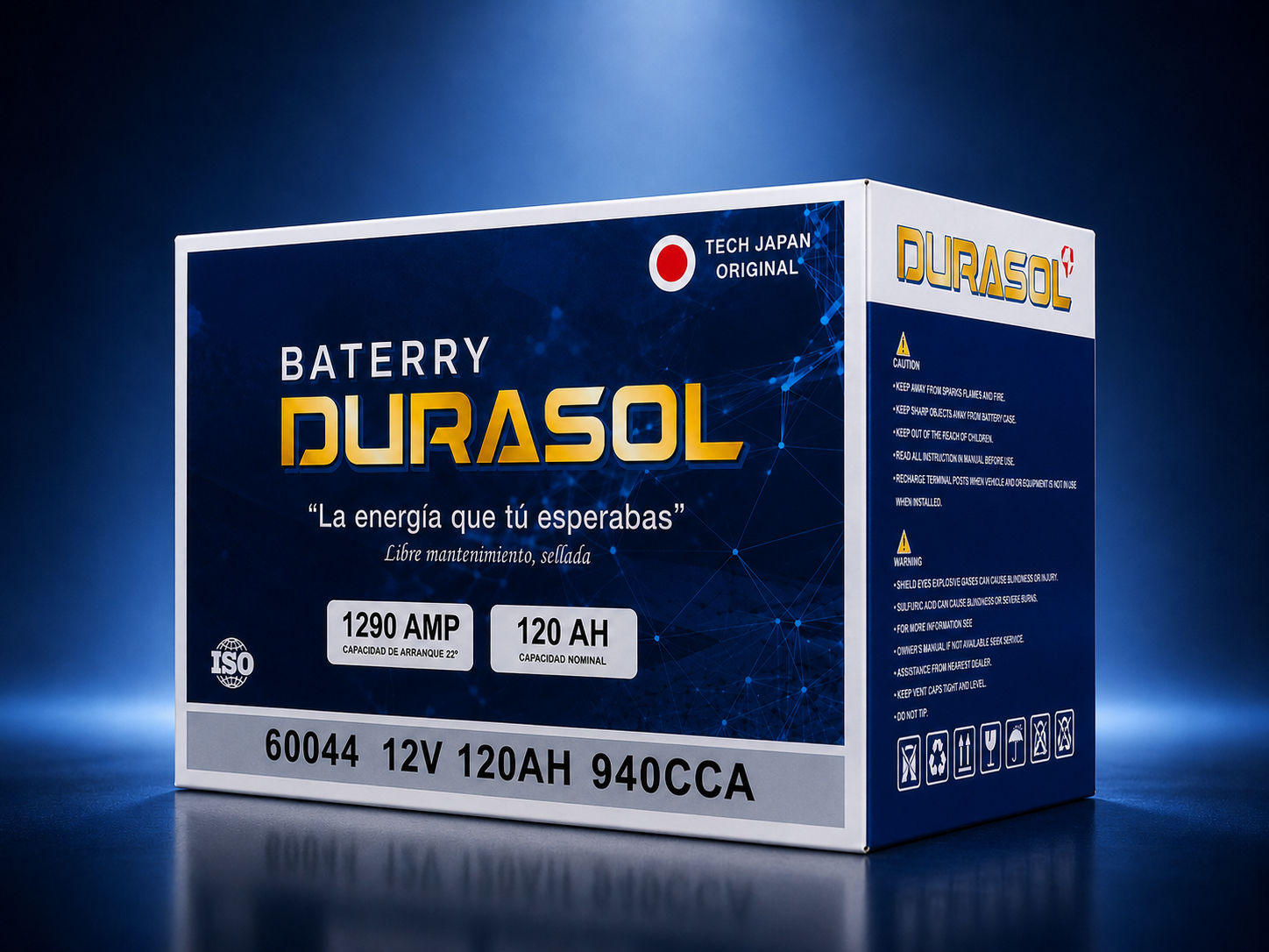 BATERIA DURASOL - 60044 12V 120AH 940CCA