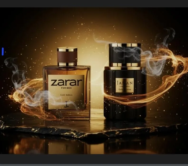 Men's Perfume Set Black Gold 12H Sweat Resistant 2
