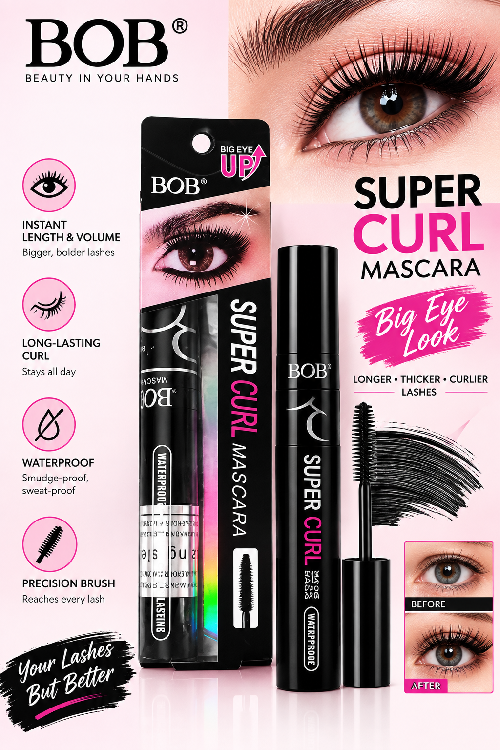Bob Super Curl Maskara