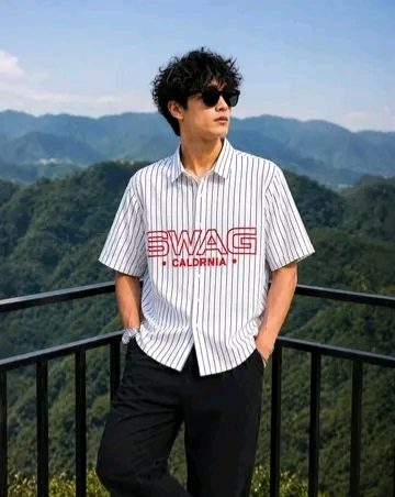 MEN'S STRIPED CASUAL SHIRT 