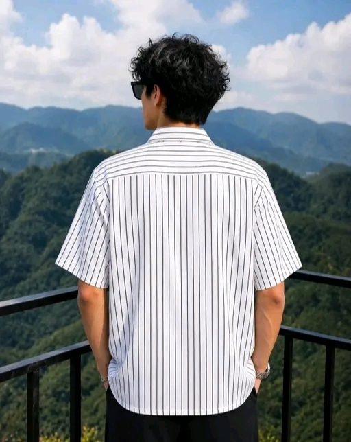 MEN'S STRIPED CASUAL SHIRT  3