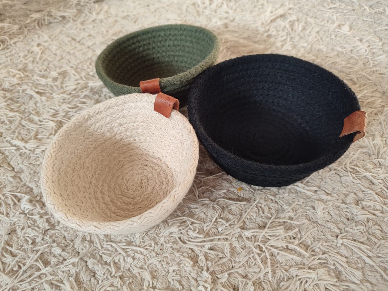 Petit panier rond