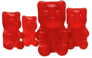 Gomitas Panditas sabor Fresa 65g
