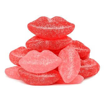 Gomitas Labios azúcar 65g
