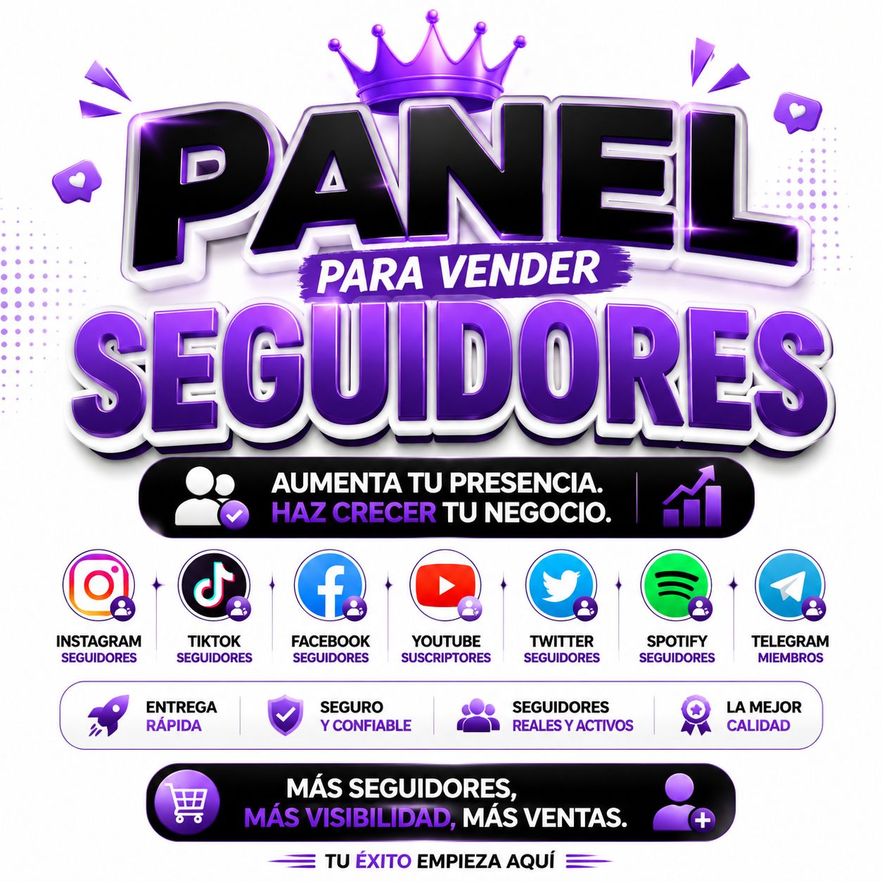 PANEL PARA VENDER SEGUIDORES ( INICIA TU NEGOCIO DIGITAL )