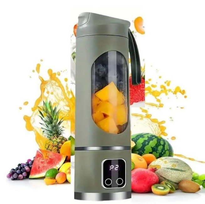 Green electric blender juicer 2