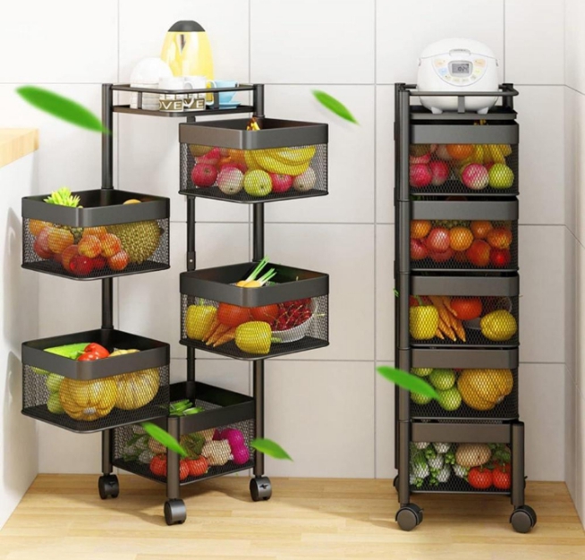 5 layer rotatable fruit basket - Image 1
