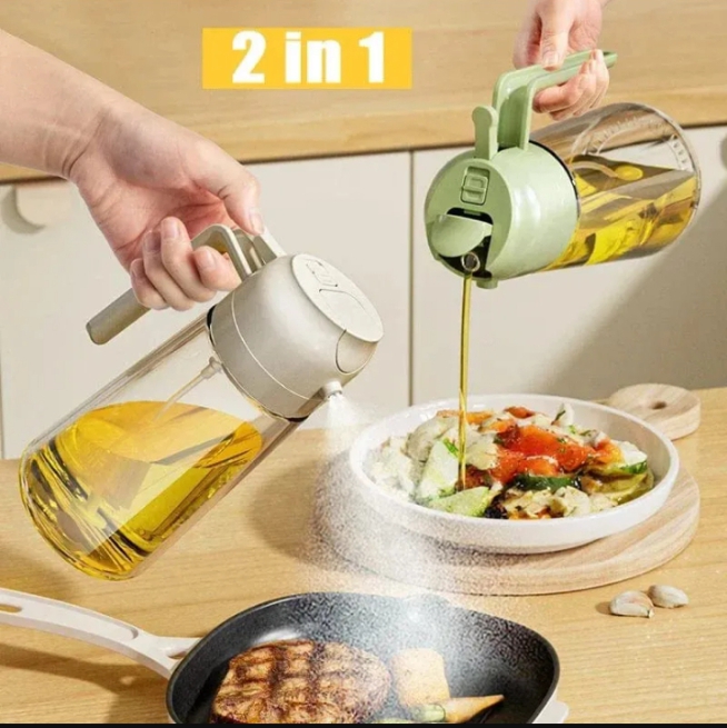 Glass oil spray bottle