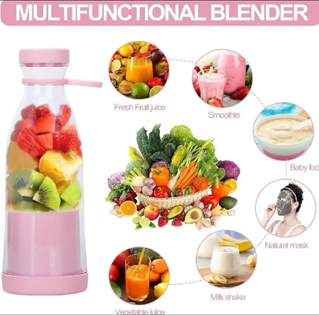 Portable electric juicer bottle 3