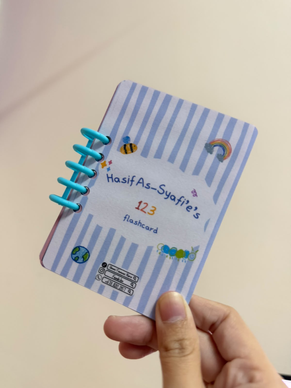 Numbers Flashcard book