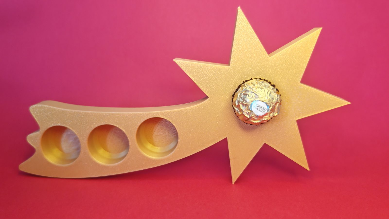 Estrela de Natal para 4 Ferrero Rocher