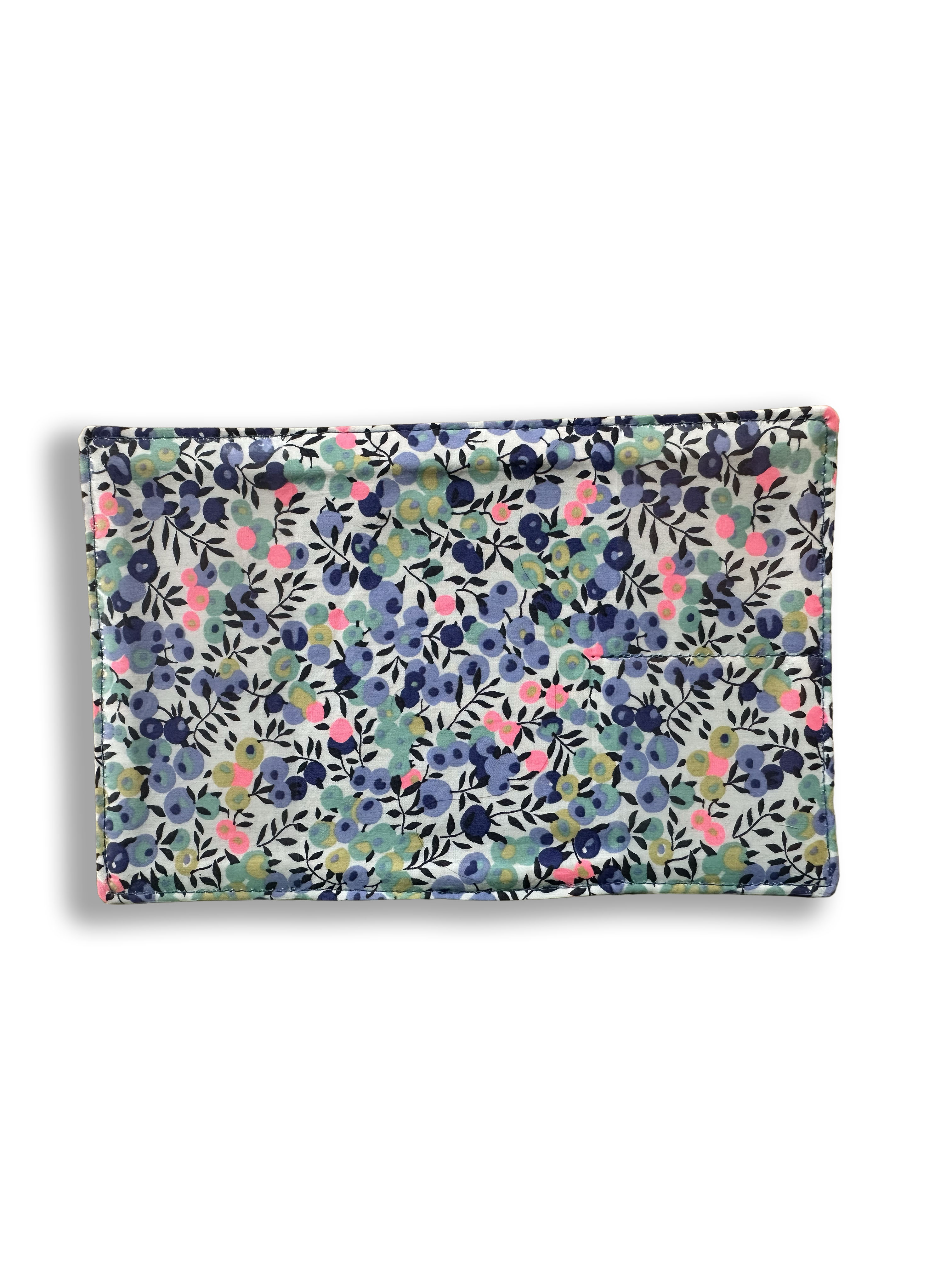 Pochette tracts simple (nouveau format) suedine fushia 2