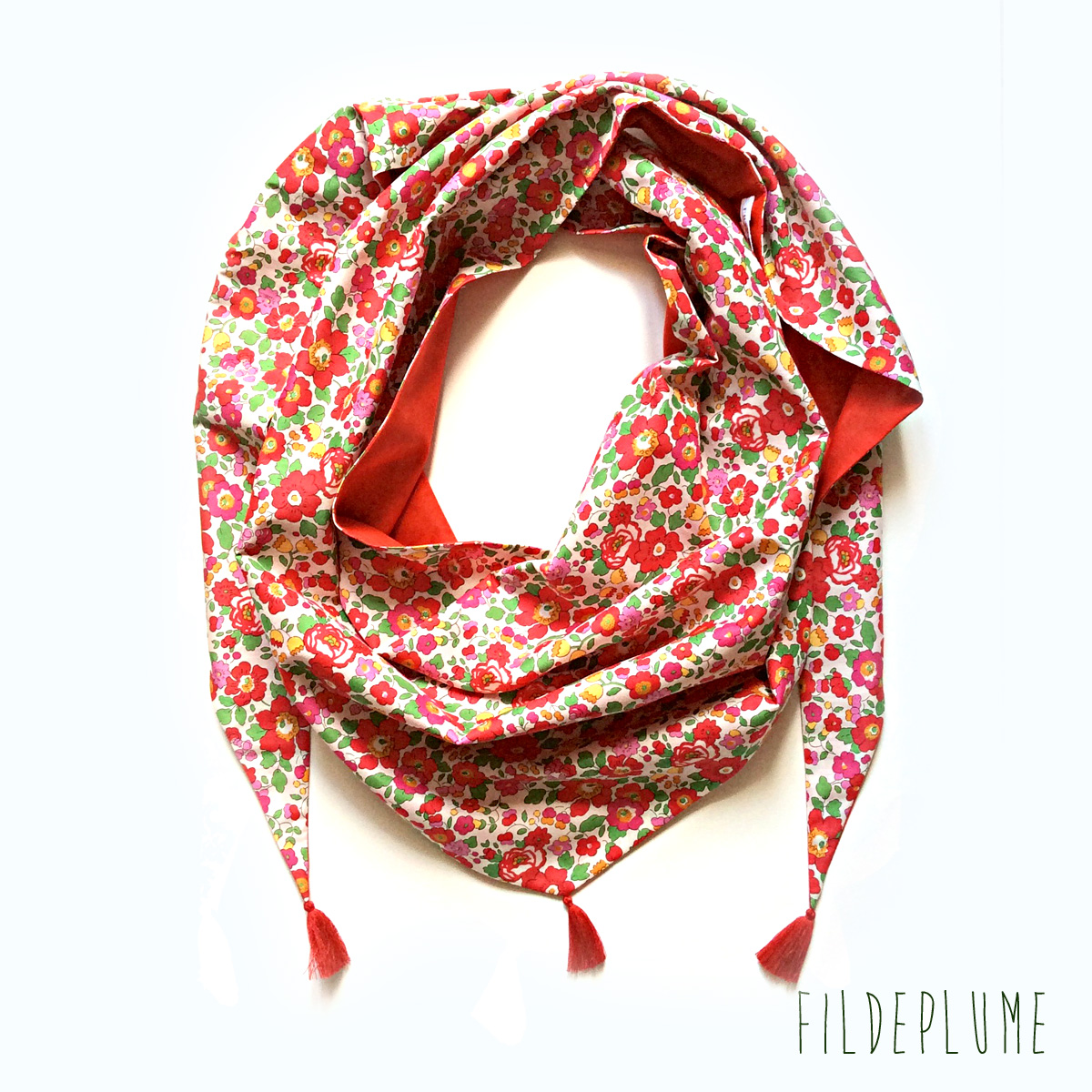 Chèche femme en liberty 2