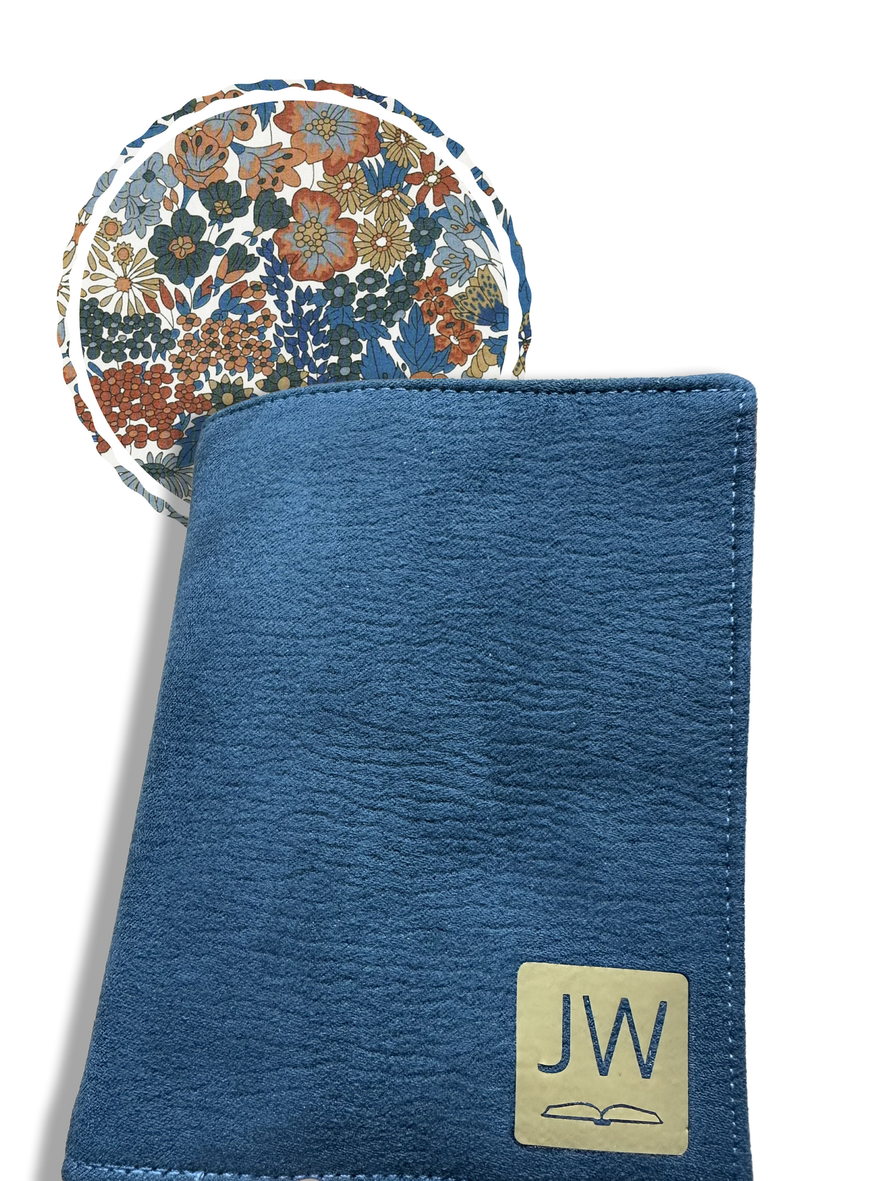 Pochette tracts simple (nouveau format)Daim bleu
