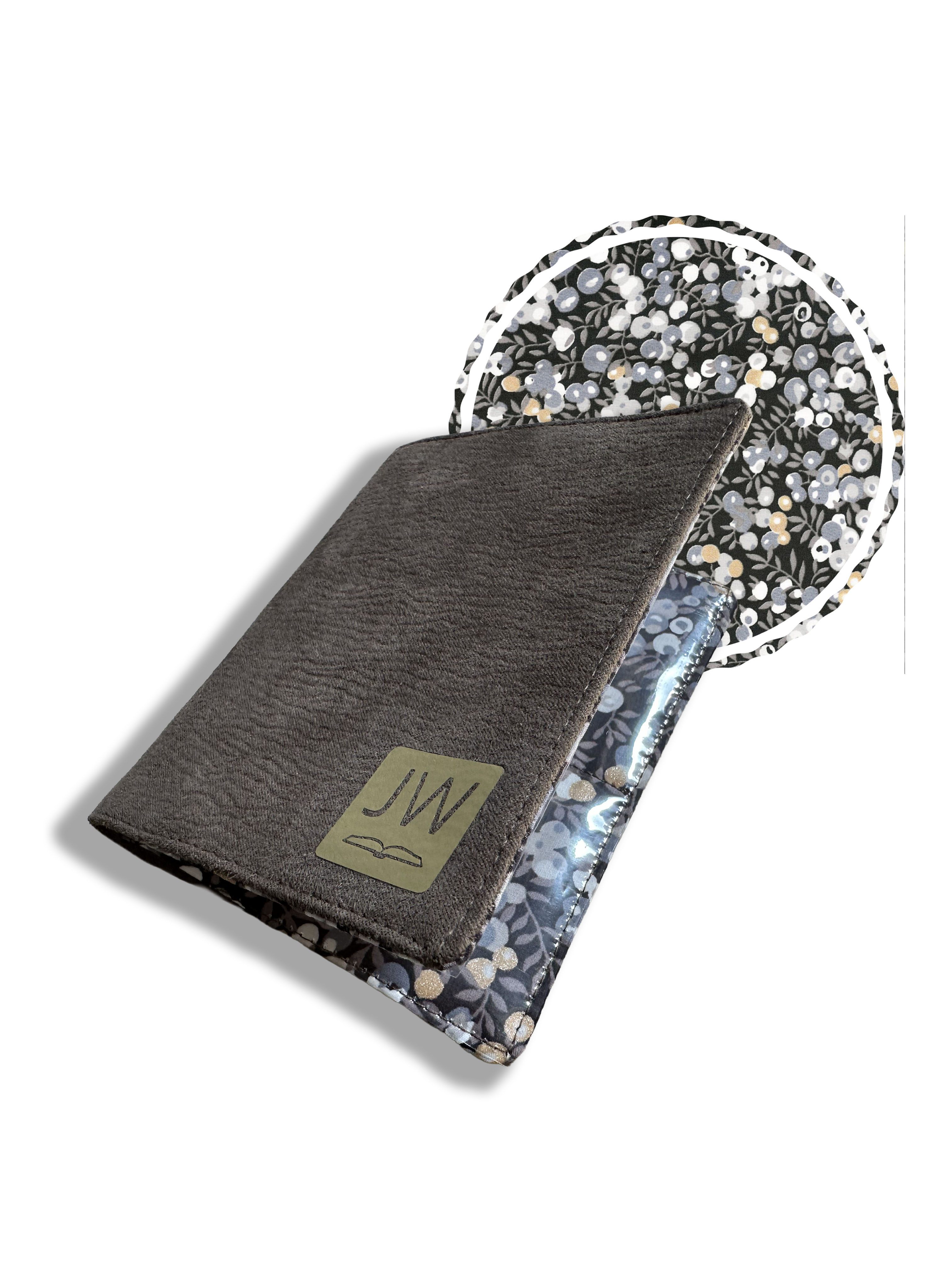 Pochette tracts simple (nouveau format)daim Havane