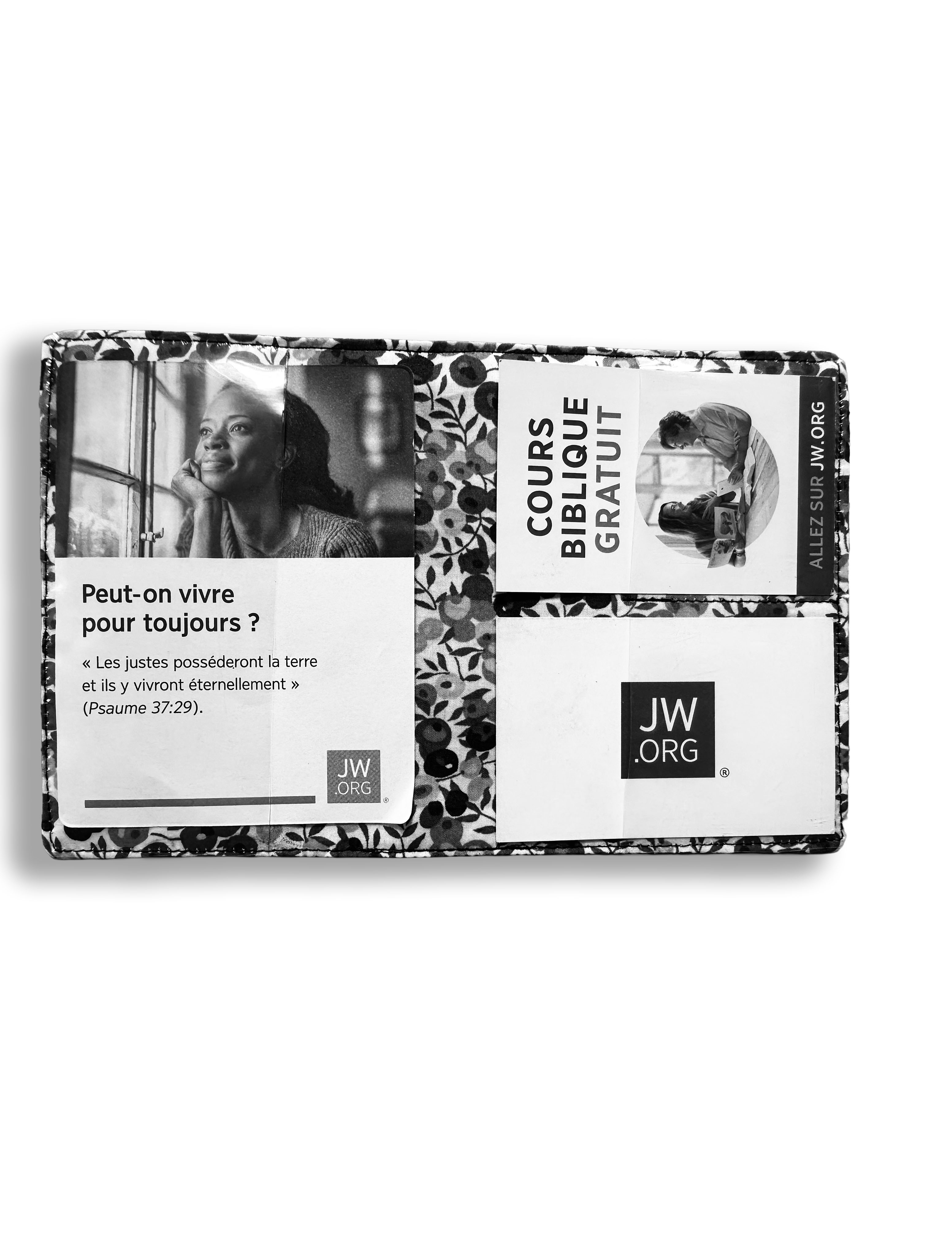 Pochette tracts simple (nouveau format)daim Havane 3