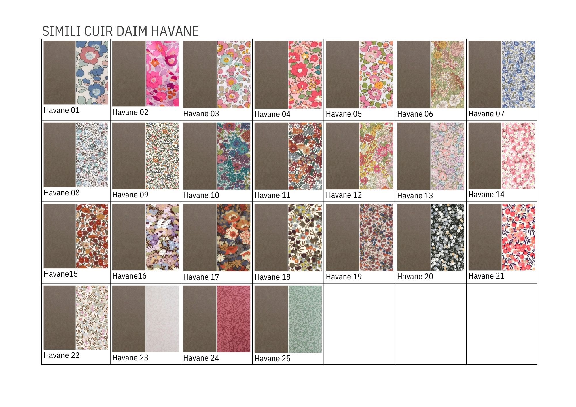 Pochette tracts simple (nouveau format)daim Havane 4