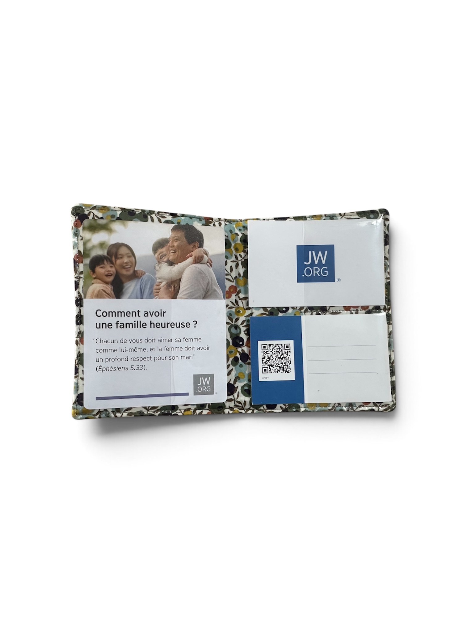 Pochette tracts simple (nouveau format)daim kaki 3