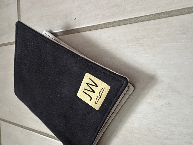 Pochette tracts simple (nouveau format)Daim Noir NOUVEAU COLORI