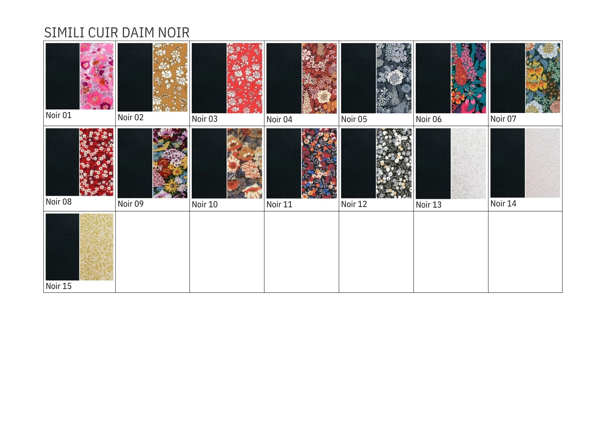 Pochette tracts simple (nouveau format)Daim Noir NOUVEAU COLORI 2