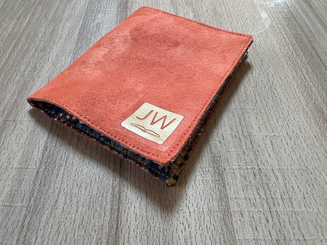 Pochette tracts simple (nouveau format) suedine Orange - Image 1