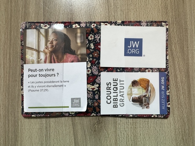 Pochette tracts simple (nouveau format) suedine Prune 2