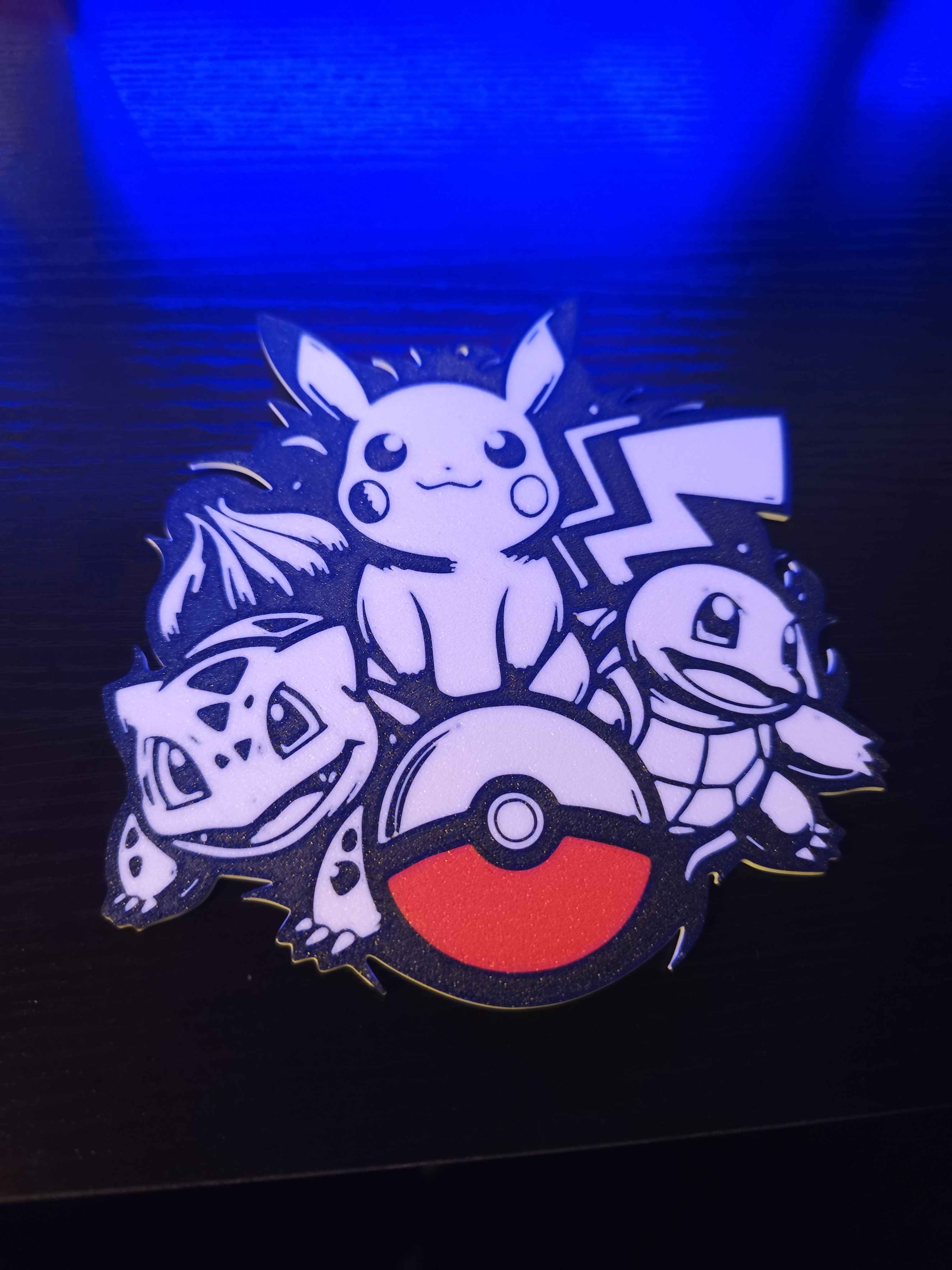 ⚡🗺️ Decoración de Pared Pokémon Kanto (16×16 cm) 🗺️⚡
