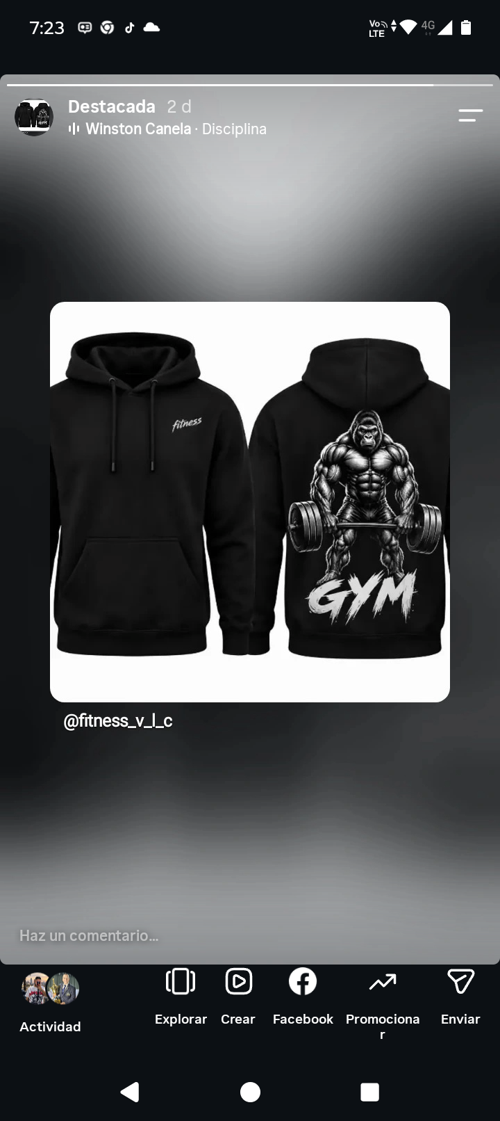 Sudadera deportiva