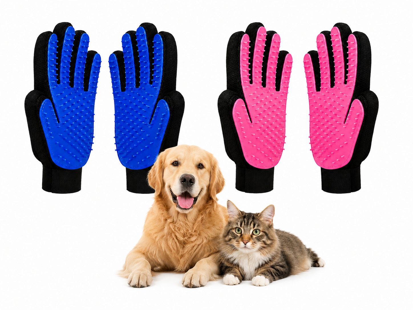 Fellpflege-Handschuh für Hunde und Katzen - Image 1