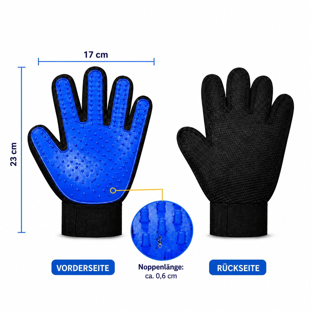 Fellpflege-Handschuh für Hunde und Katzen 4